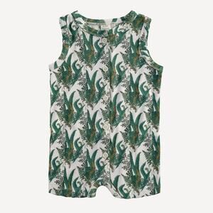 Kate Quinn Fern Button Sport Shortie Size 18-24 Months Lenzing Modal Green
